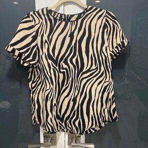 Naked zebra small blouse